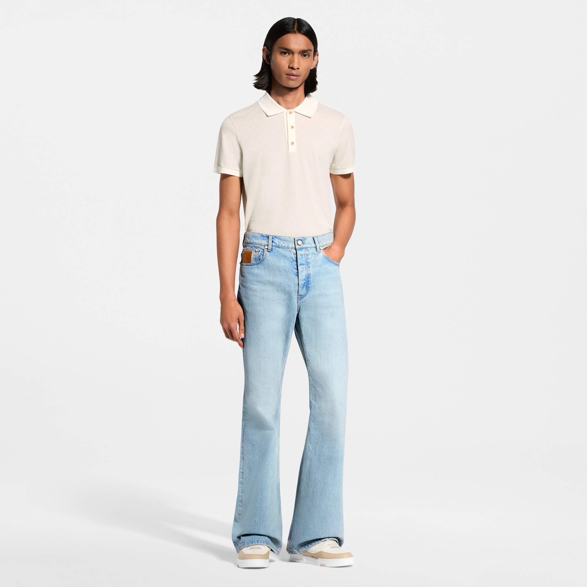 Damier Signature Polo Shirt - New - For Men | LOUIS VUITTON ®